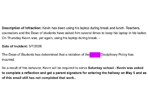 I GOT SATURDAY DETENTOON HELP ME
