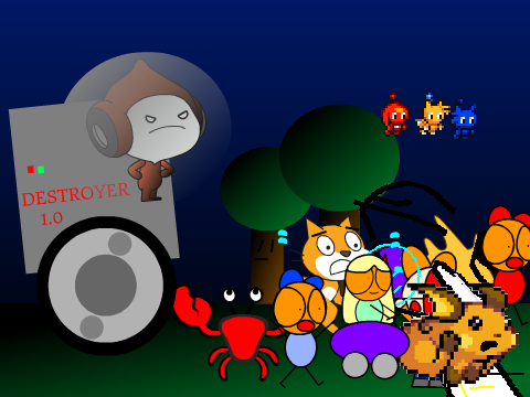 Add Yourself Running from Pico's Evil Sibling!{3} remix