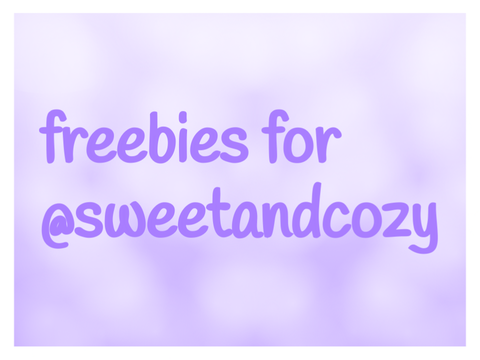 designs for @sweetandcozy