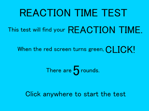 Reaction Time Test