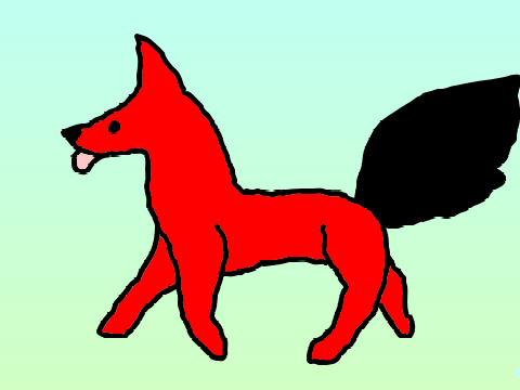 Foxy running!
