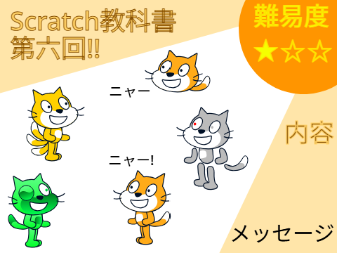 Scratch教科書! 第六回 メッセージ