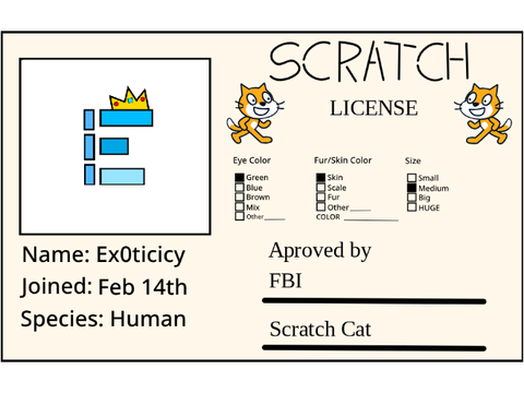 My Scratch License 