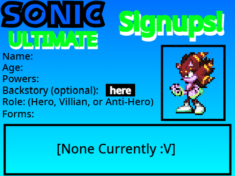 Sonic Ultimate Signups - Rapture