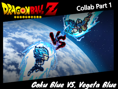 Goku Blue VS Vegeta Blue (taken)