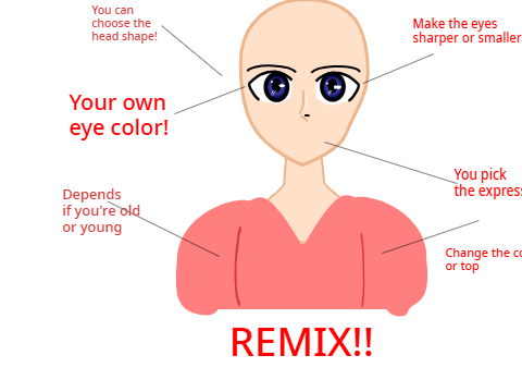 Girl OC Template