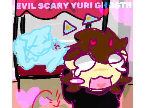 EVIL SCARY YURI GHOST!!