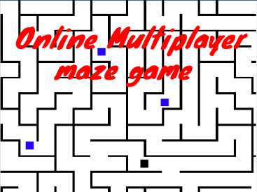 Online Multiplayer Maze with Tag (2 player only)