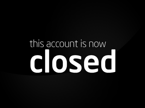 this account is now closed