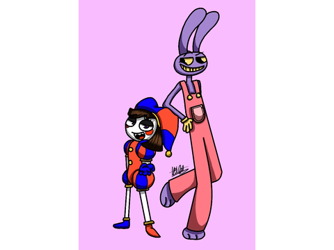 Funnybunny art (sketch + digital)