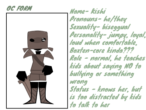 Kishi - The Cardboard Knight!