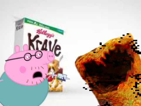 One of the only remaining images of a hijacked krave commercial 