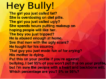 Help stop it! Bullying Sucks! remix remix remix remix remix remix remix