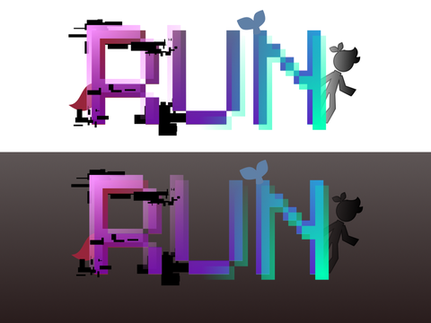 RUNロゴ題名