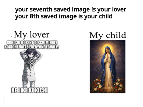 Your 7th saved image is your lover and your 8th saved image is your child second try remix re… remix