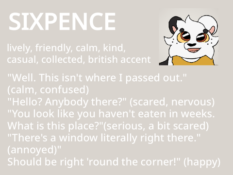 Sixpence voice audition!
