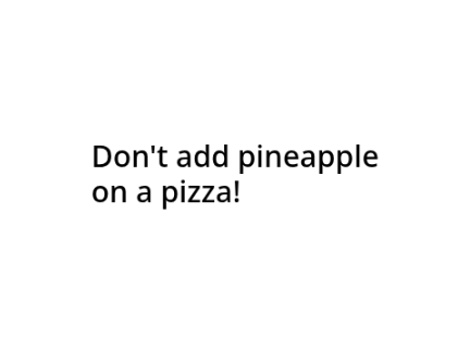 Remember...