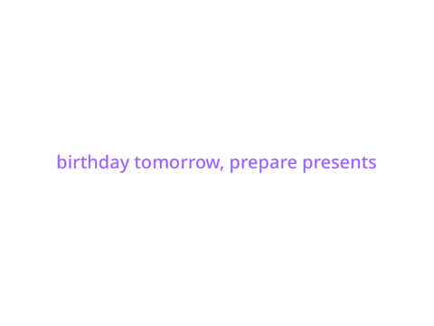 birthday warning