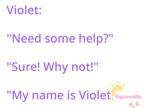 Violet's lines