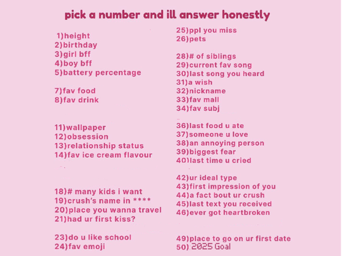 Send me a Number and I'll Honestly Answer! remix remix remix remix remix