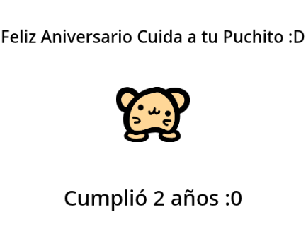 Feliz aniversario :D [2 años]