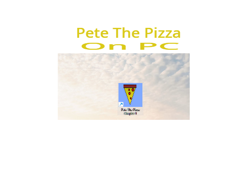 Pete The Pizza Chapter ON PC