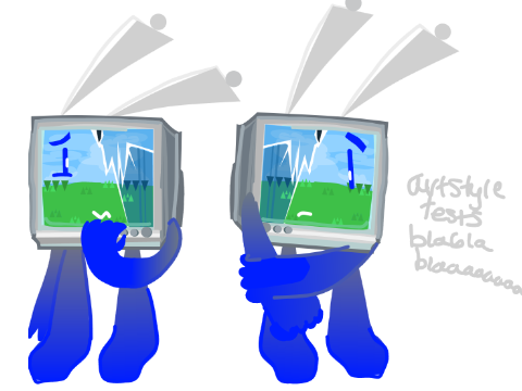 funky computer fella