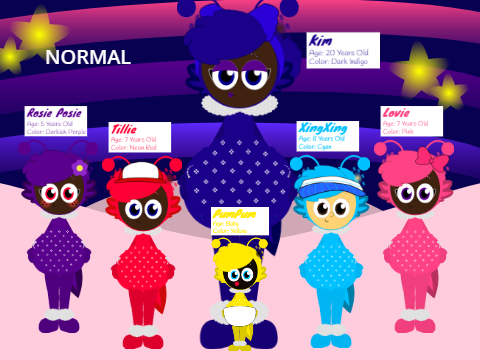 Here are my Ideal Fuzzirubbies designs!