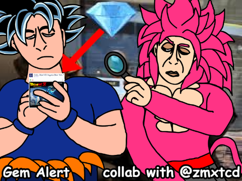 Goku Blue VS Vegeta Blue || Collab with @zmctkd ||