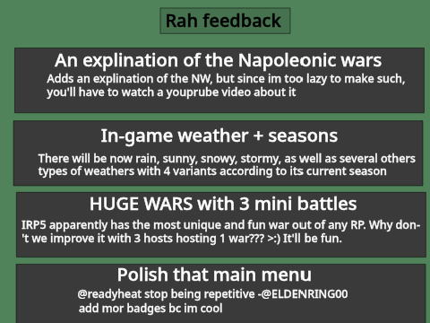 IRP5 - feedback! This update is all about you guys!