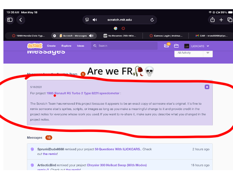Are we being serious…
