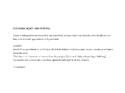 Family Found Pilot script