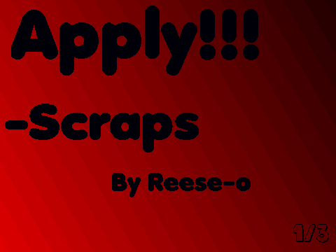 Apply for Scraps Mag.