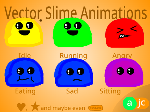 Vector Slime Animations remix