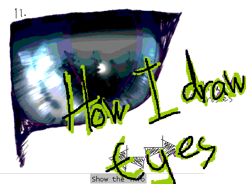 How I Draw Eyes - Tutorial