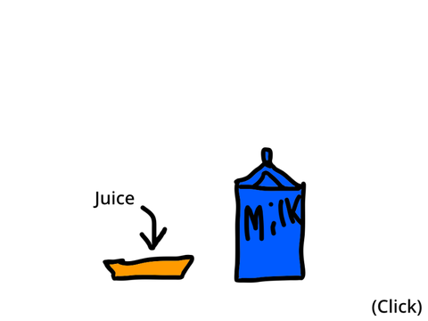 Tiny juice at my school