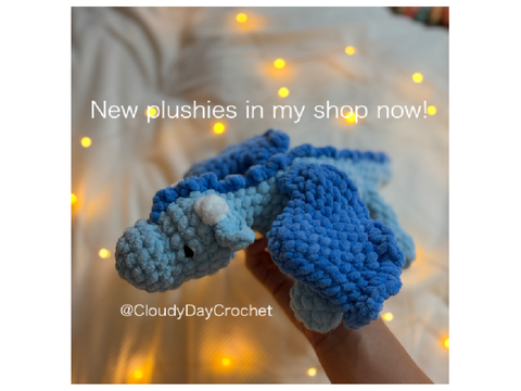 New crochet plushies in my shop now <3
