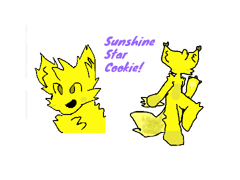 Sunshine Star Cookie! (Glaxaly's sister)