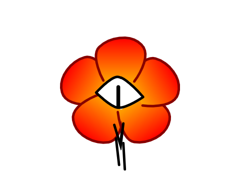 weirdcore flower i made i think