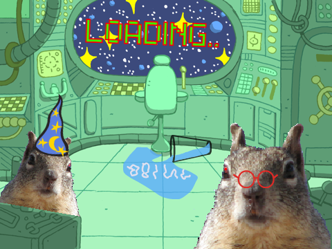 magic in space + squirrels????