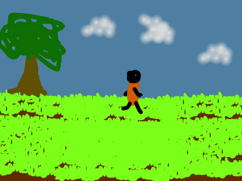 orange man (1 min)
