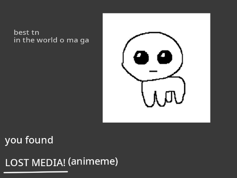 you found lost media animeme
