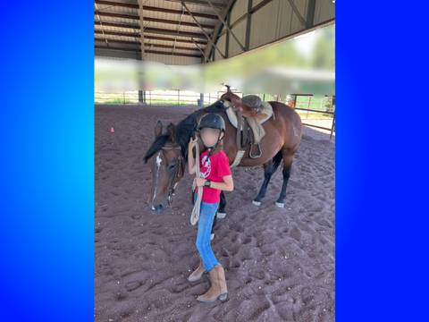 Photo of me at my old riding stables 
