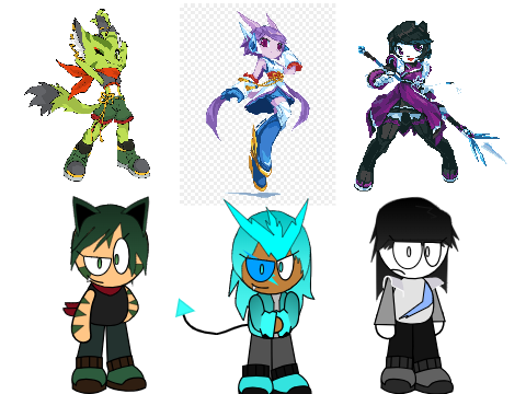 Freedom Planet Character Inspriaions I did