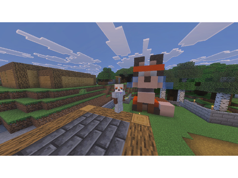 look what i made in my Survival world xP
