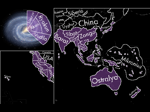A map of Kaia's territory