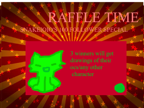 100 followers raffle special!! (OPEN) 