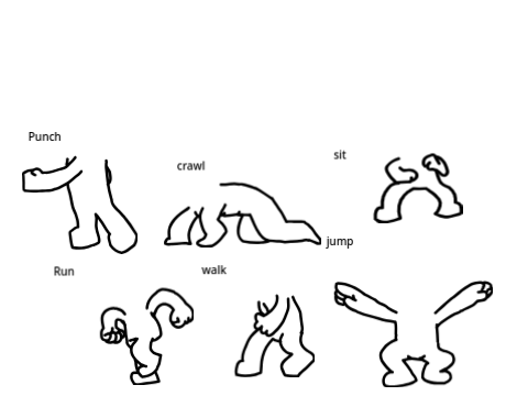 body movement animations