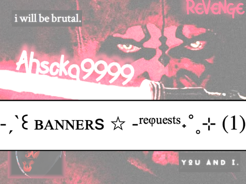 -ˏˋ꒰ ʙᴀɴɴᴇʀꜱ ⭐︎ -ʳᵉᵠᵘᵉˢᵗˢ˖˚˳⊹
