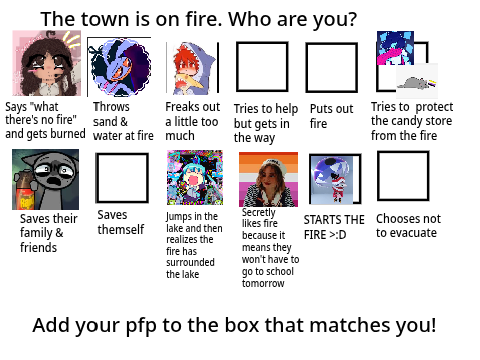 The town is on fire (add yourself) remix remix remix remix remix remix remix remix